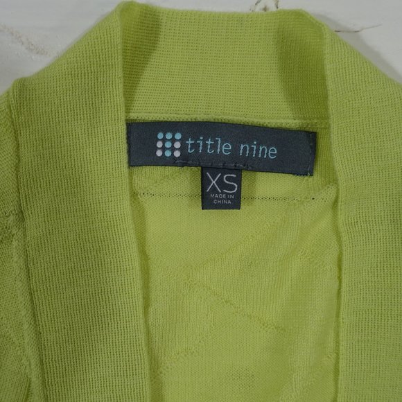Title Nine Tie Open Front Cardigan - Picture 4 of 9